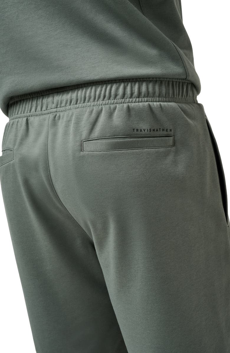 TravisMathew Sideslip Fleece Joggers, Alternate, color, Dark Olive