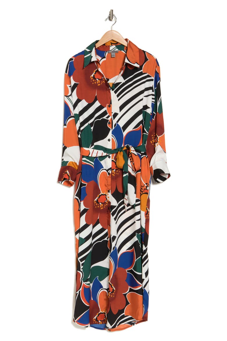 Emmeline Stripe Maxi Dress, Alternate, color, IN BLOOM RUST