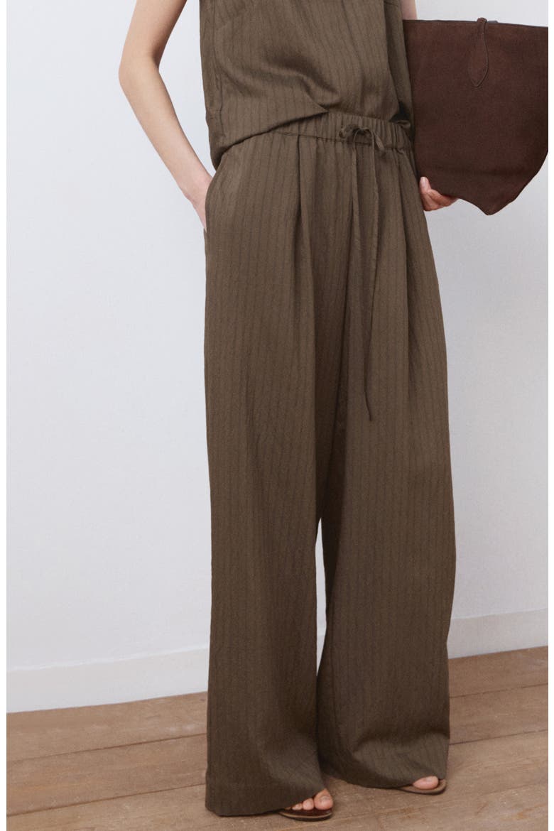Pantalon Tatu Drawstring Pants, Alternate, color, BROWN