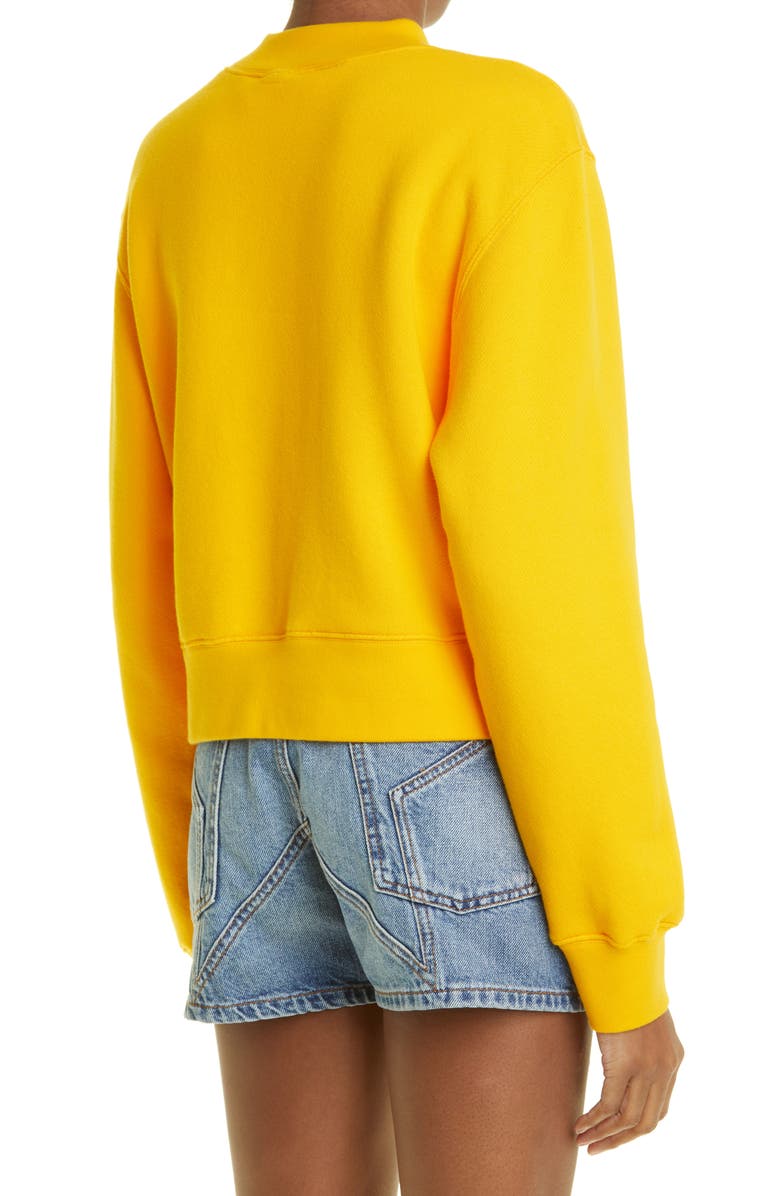 Palm Angels Women's Fitted Headless Bear Graphic Sweatshirt, Alternate, color,