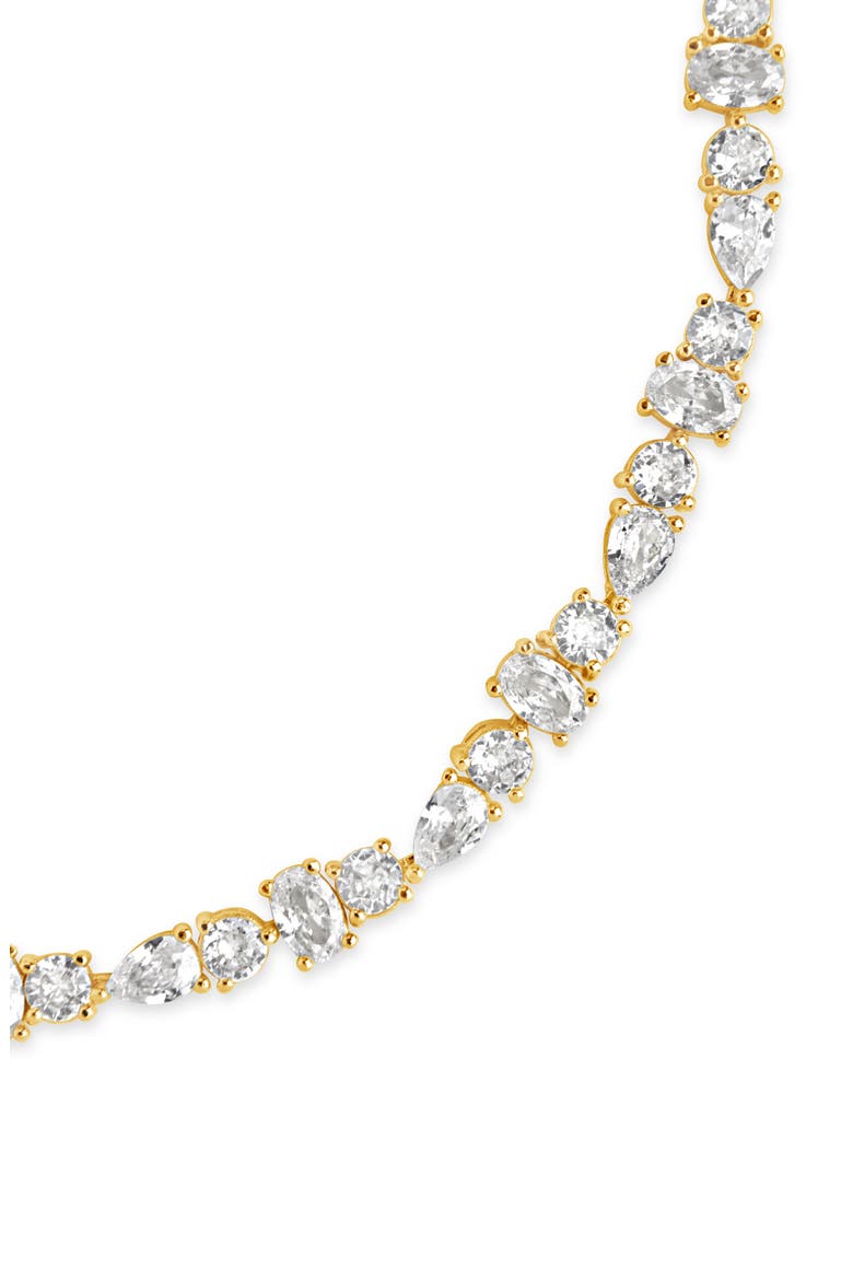 Cubic Zirconia Bracelet, Alternate, color, GOLD