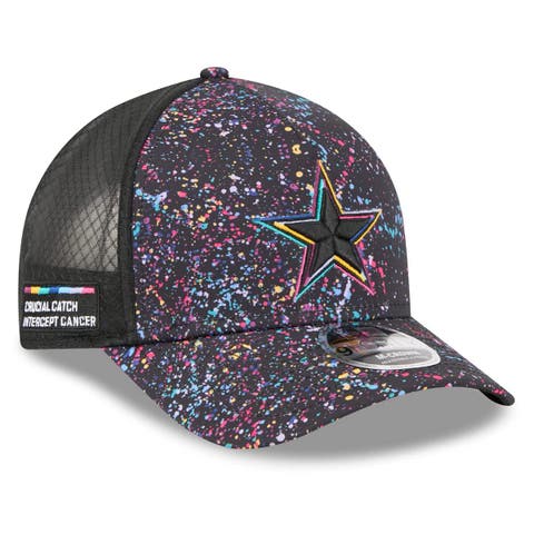 Men's New Era Black Dallas Cowboys 2025 NFL Crucial Catch 9FORTY Adjustable Hat