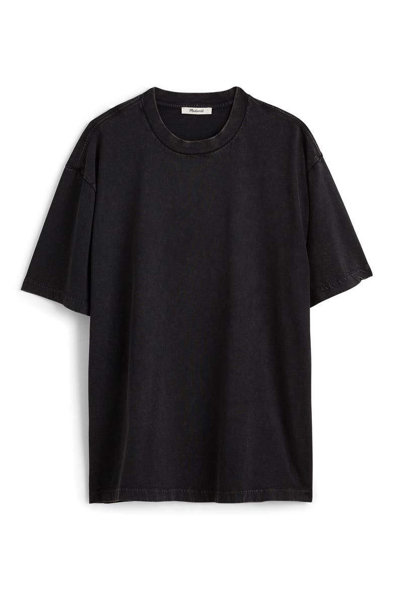The Vintage T-Shirt, Alternate, color, ALMOST BLACK