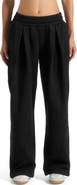 Manière De Voir Fanny Straight Leg Box Pleat Joggers