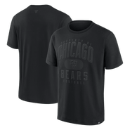 FANATICS Men's Fanatics Black Chicago Bears Black Out Heavyweight T-Shirt