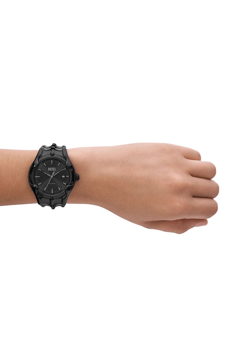 DIESEL<sup>®</sup> Vert Black Bracelet Watch, 44mm, Alternate, color, 