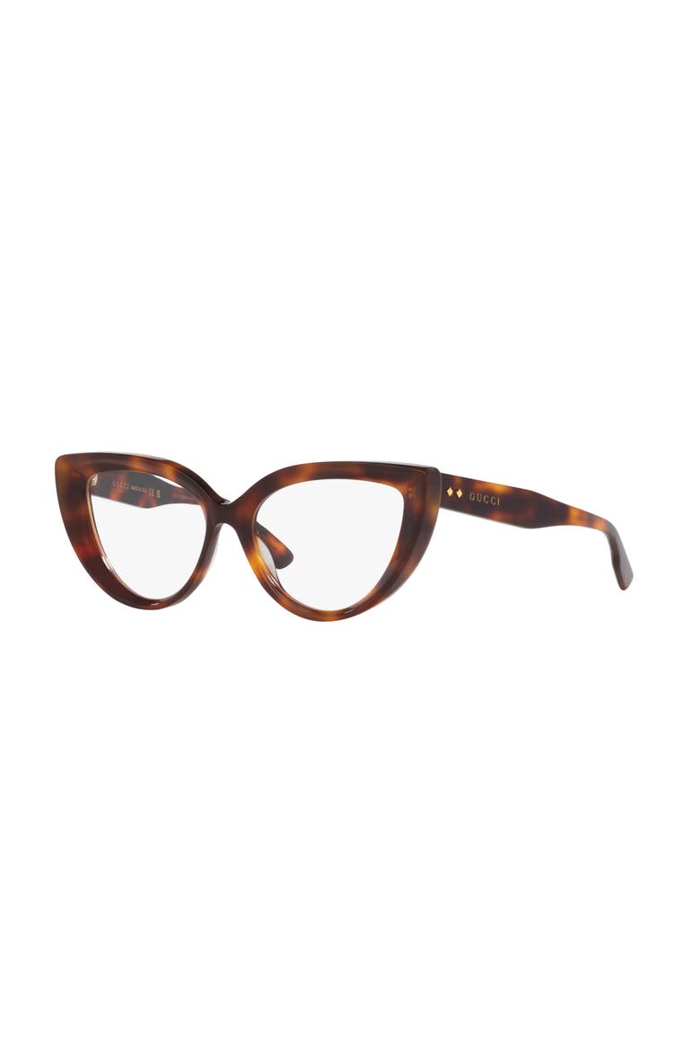 52mm Cat Eye optical glasses, Main, color, Tortoise