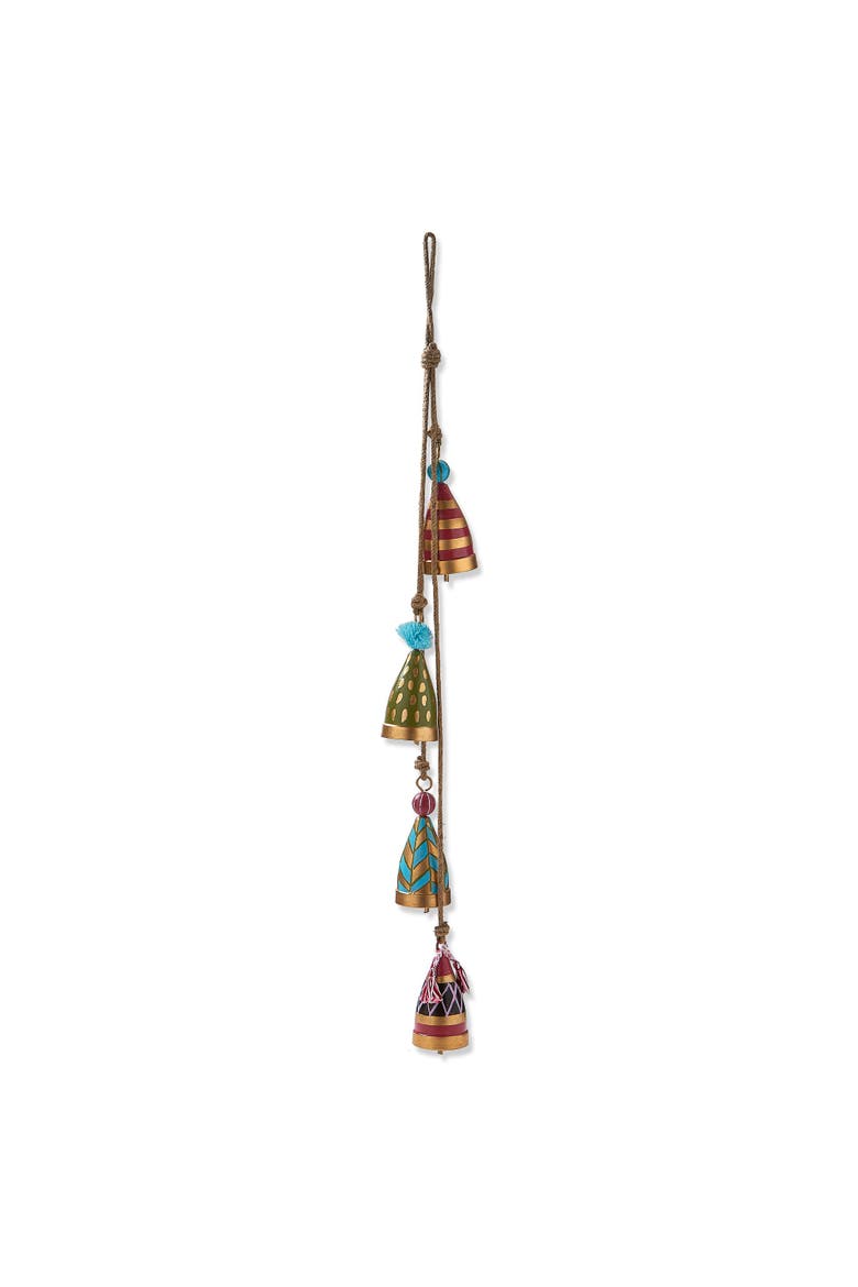 Gnomies Bell Swag Decorative Holiday Bells Multicolor Decor, Main, color, Multicolored