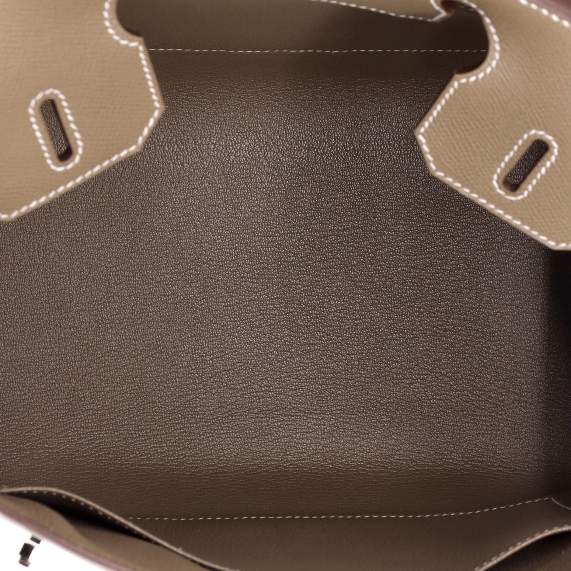 Pre-Owned Hermes Birkin Sellier Bag Grey Epsom with Palladium Hardware 30, Alternate, color, 