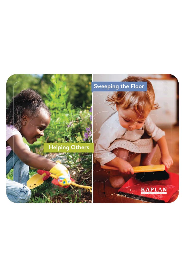 Life Skills and Good Practices Puzzles - Set of 6, Alternate, color, Multicolored