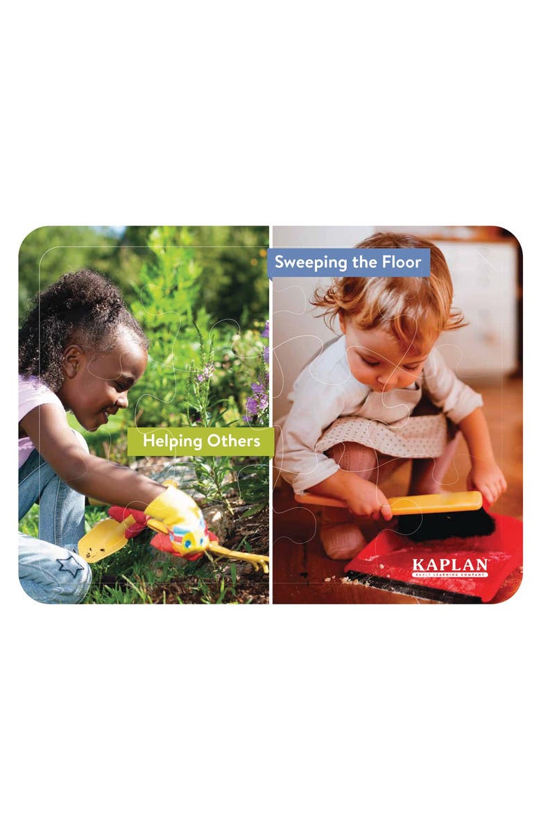 Kaplan Early Learning Company Life Skills and Good Practices Puzzles - Set of 6, Alternate, color, Multicolored
