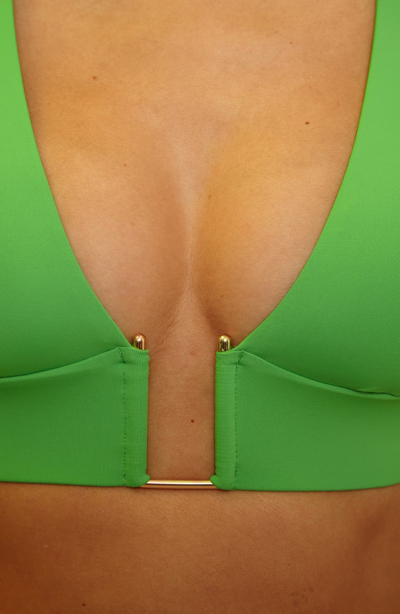 Becca Color Code Halter Bikini Top, Alternate, color, Green Apple