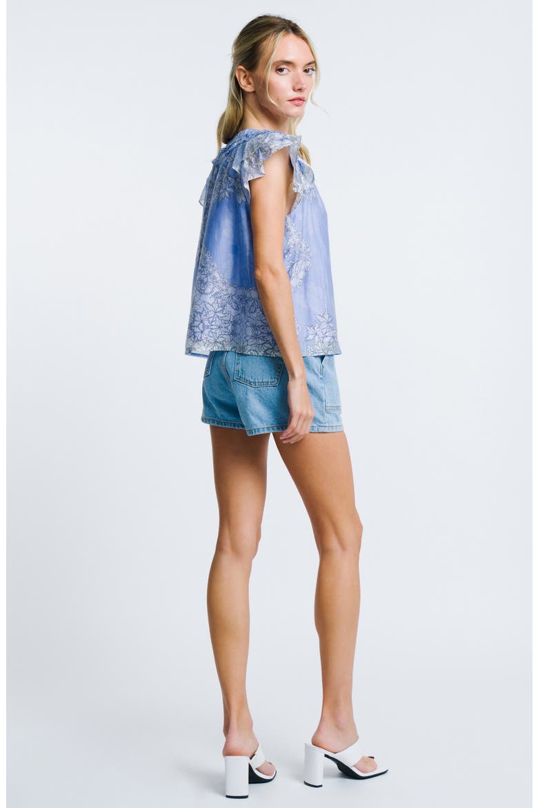 Rothy Floral Top, Alternate, color, BLUE MULTI