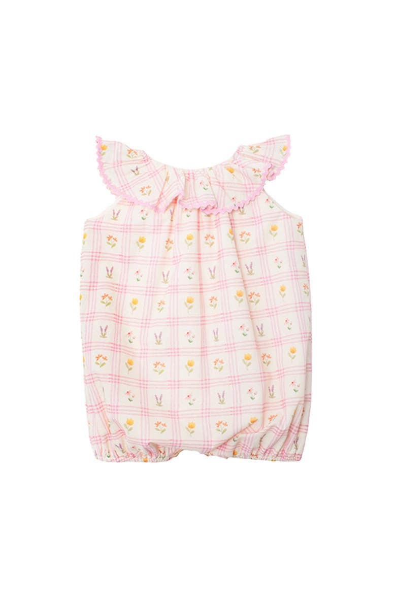 Mabel + Honey Ashley Cap Sleeve Romper, Alternate, color, Pink