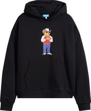 MARKET Hee Haw Bear Cotton Graphic Hoodie