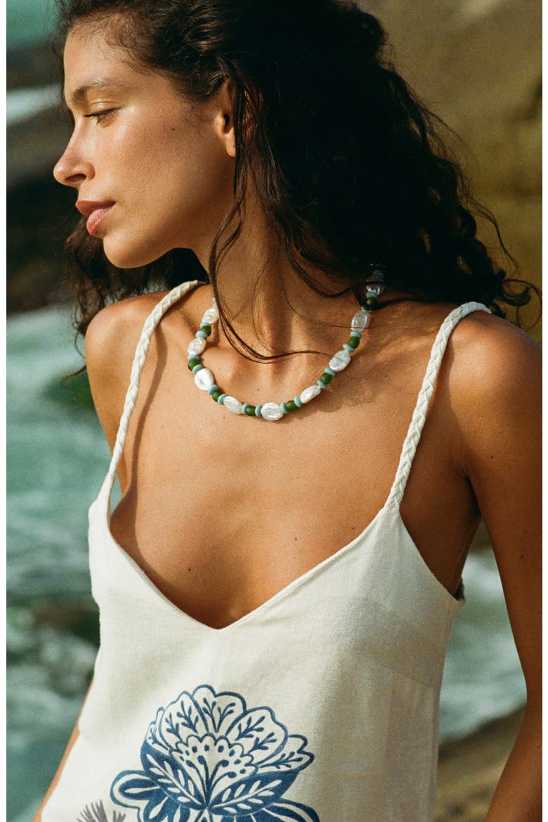 Azure Necklace, Alternate, color, Blue/Green