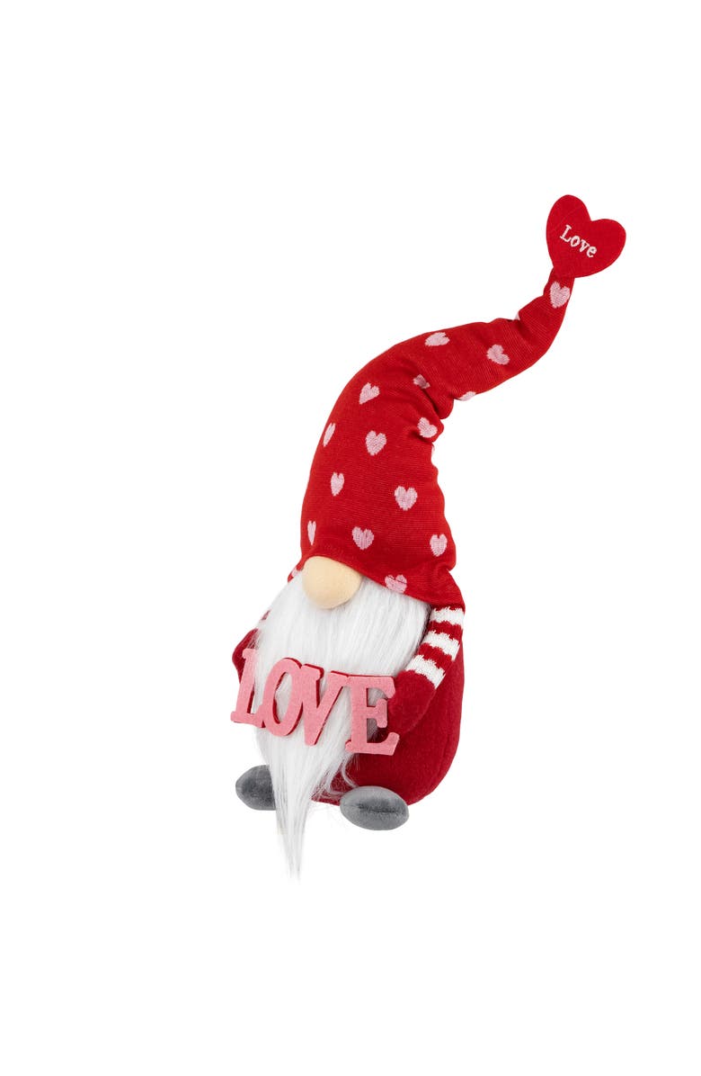 Northlight Hearts and Love Valentine's Day Gnome - 18.5", Alternate, color, Red