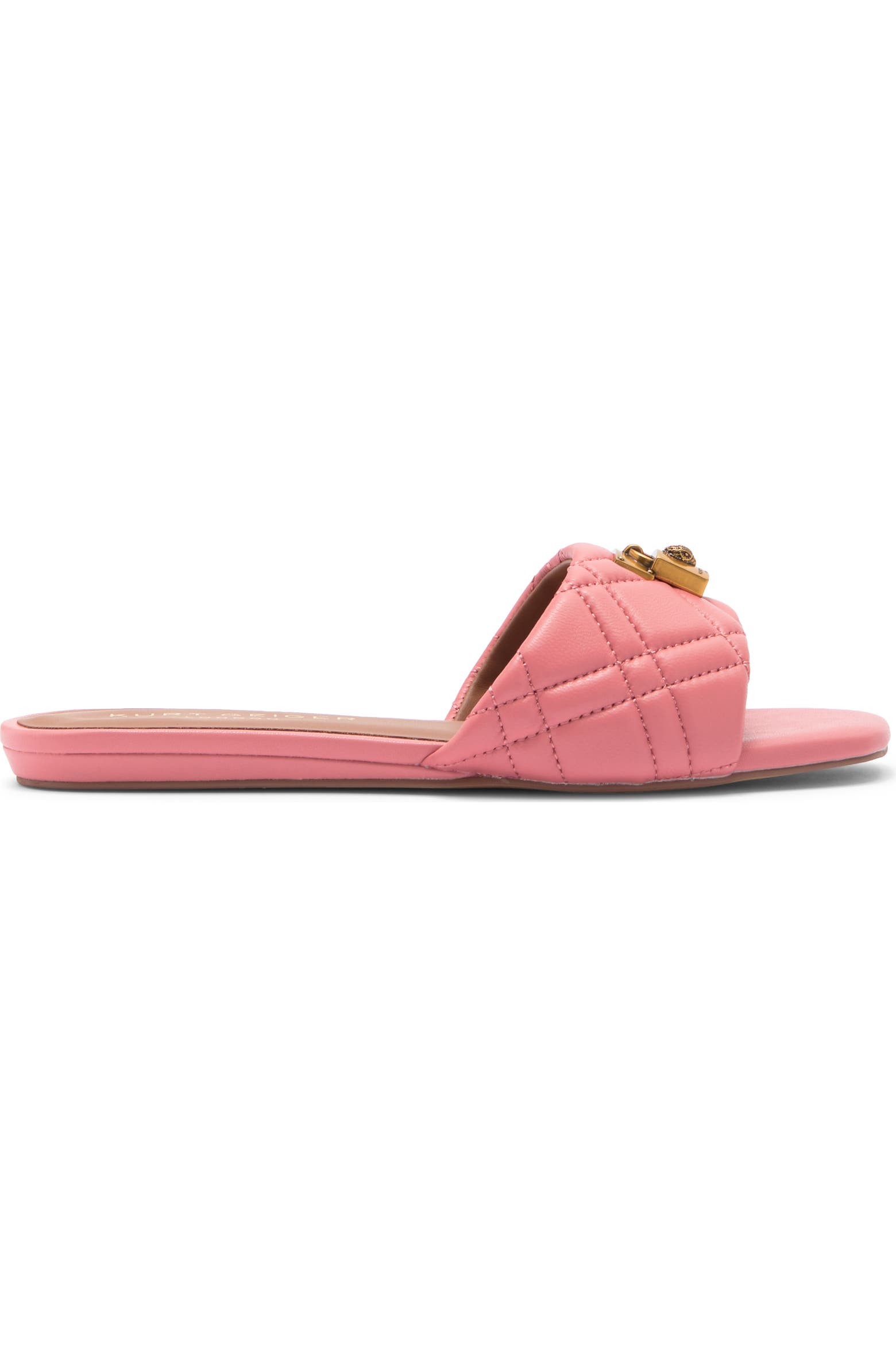 Sliding Rack Lock Kurt Geiger London Brixton Lock Slide Sandal (Women) | Nordstromrack