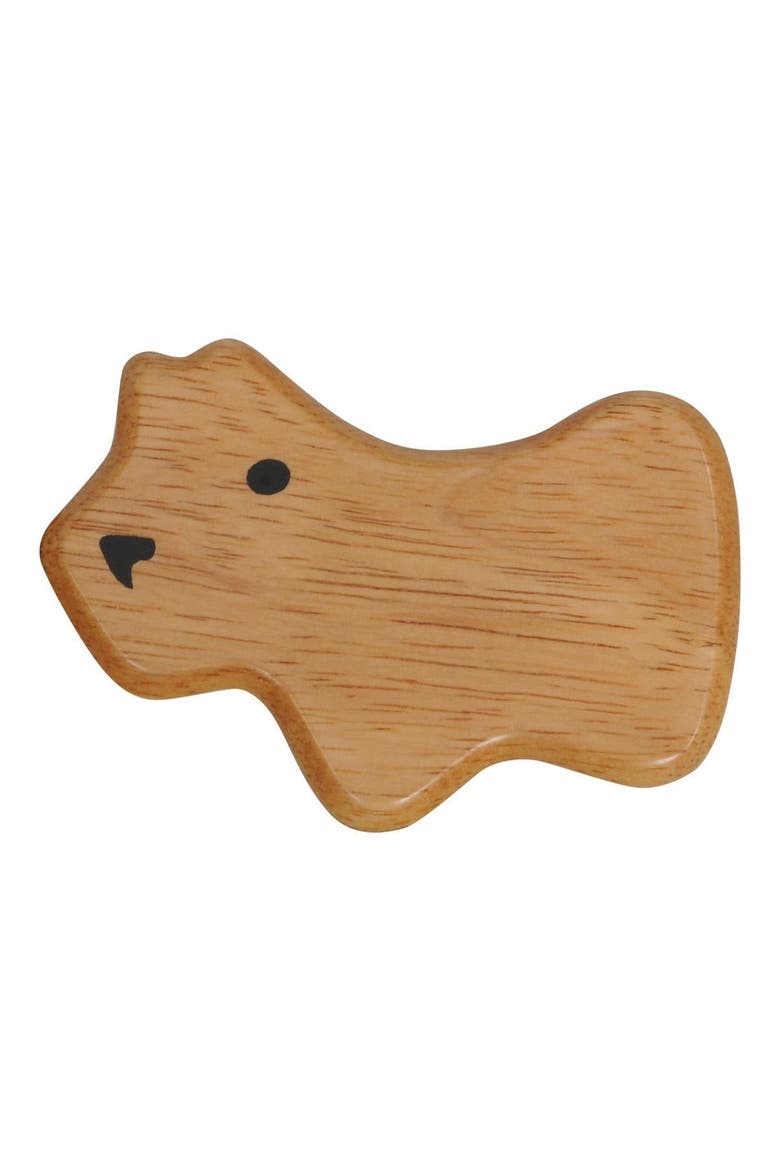 Soft Sounds 4 Wooden Animal Shakers, Alternate, color, Beige