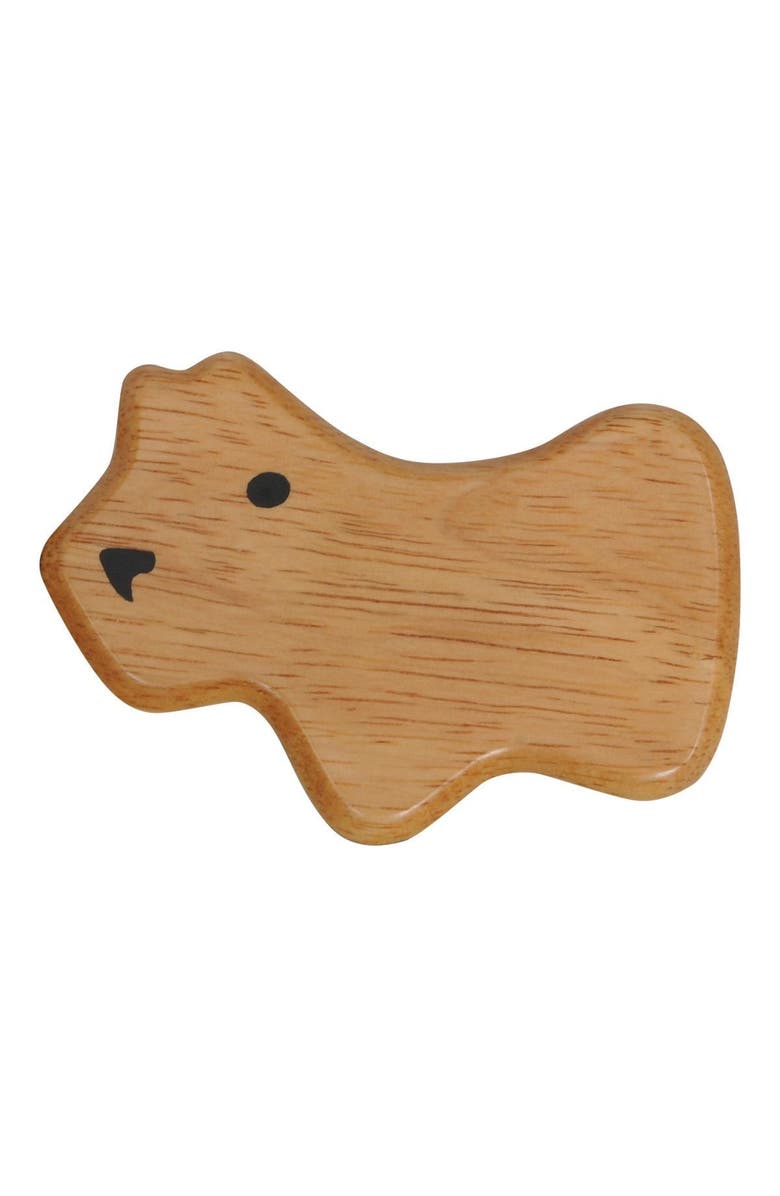 Kaplan Early Learning Company Soft Sounds 4 Wooden Animal Shakers, Alternate, color, Beige