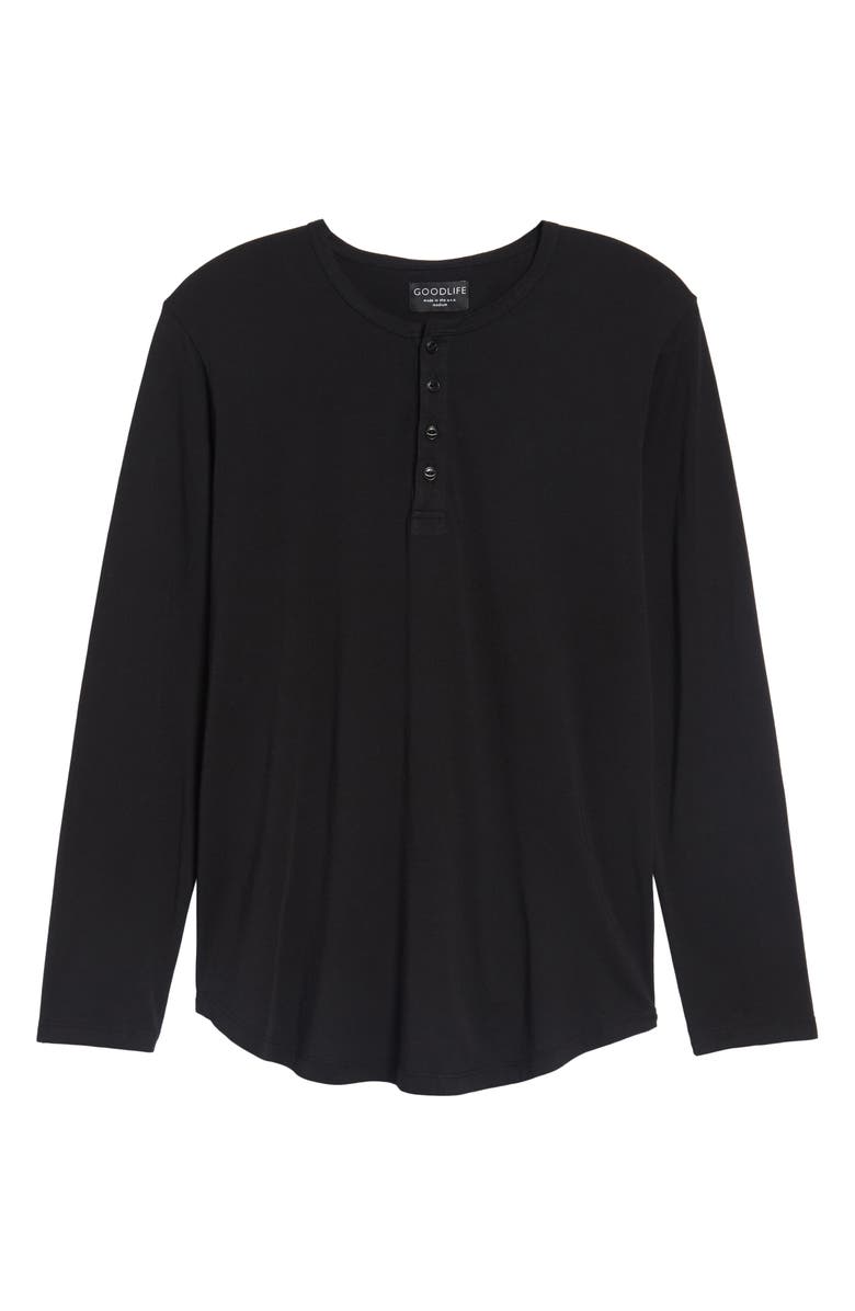 Goodlife Scallop Henley, Alternate, color, 