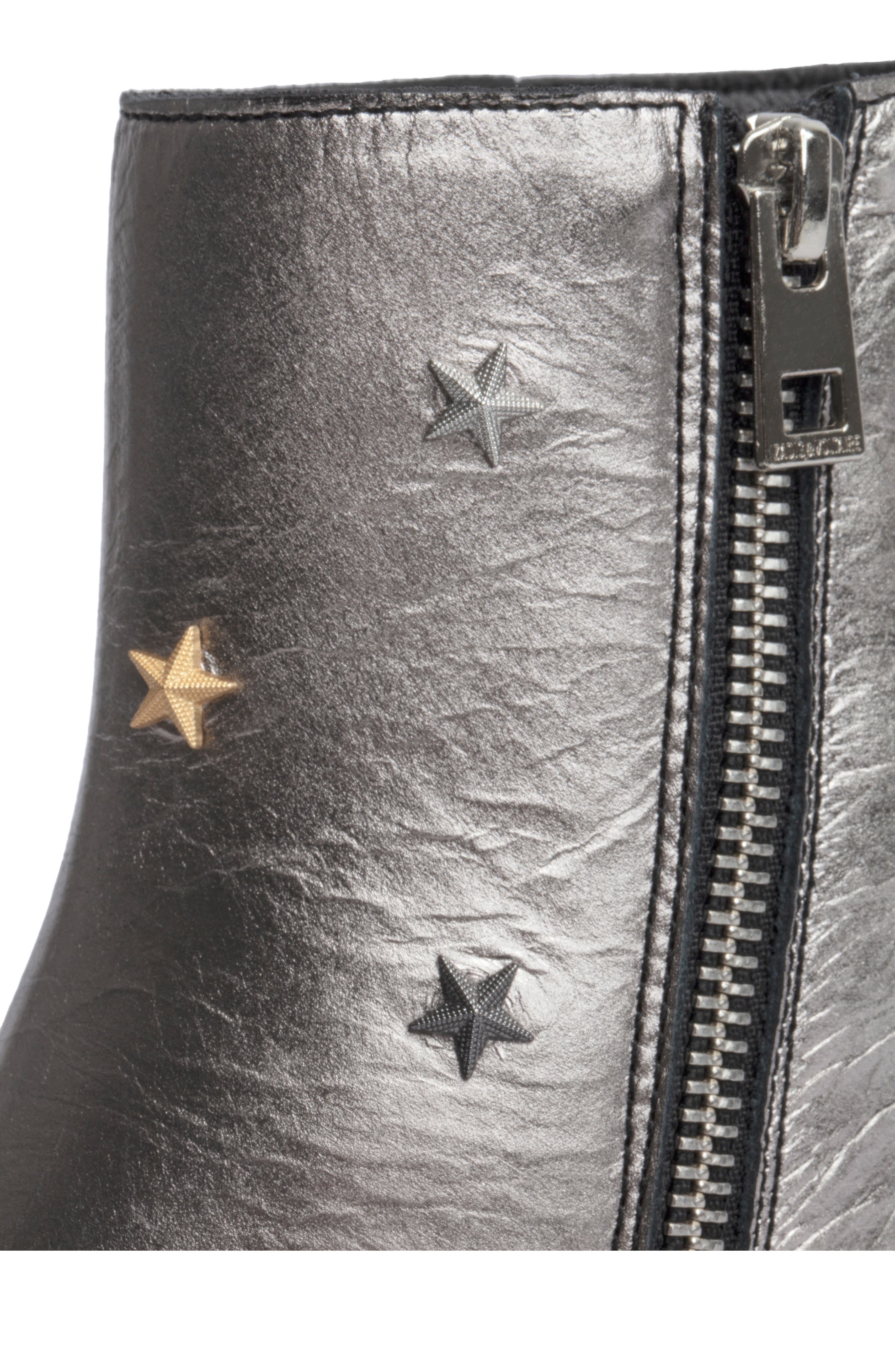 Zadig & Voltaire Tyler Stud Bootie, Alternate, color, 