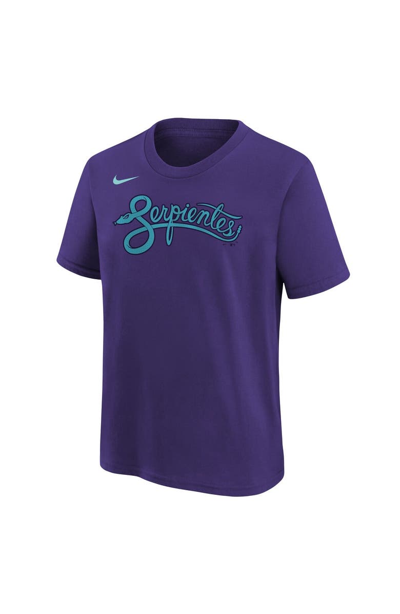 Nike Youth Nike Zac Gallen Purple Arizona Diamondbacks Fuse City Connect Name & Number T-Shirt, Alternate, color, Purple