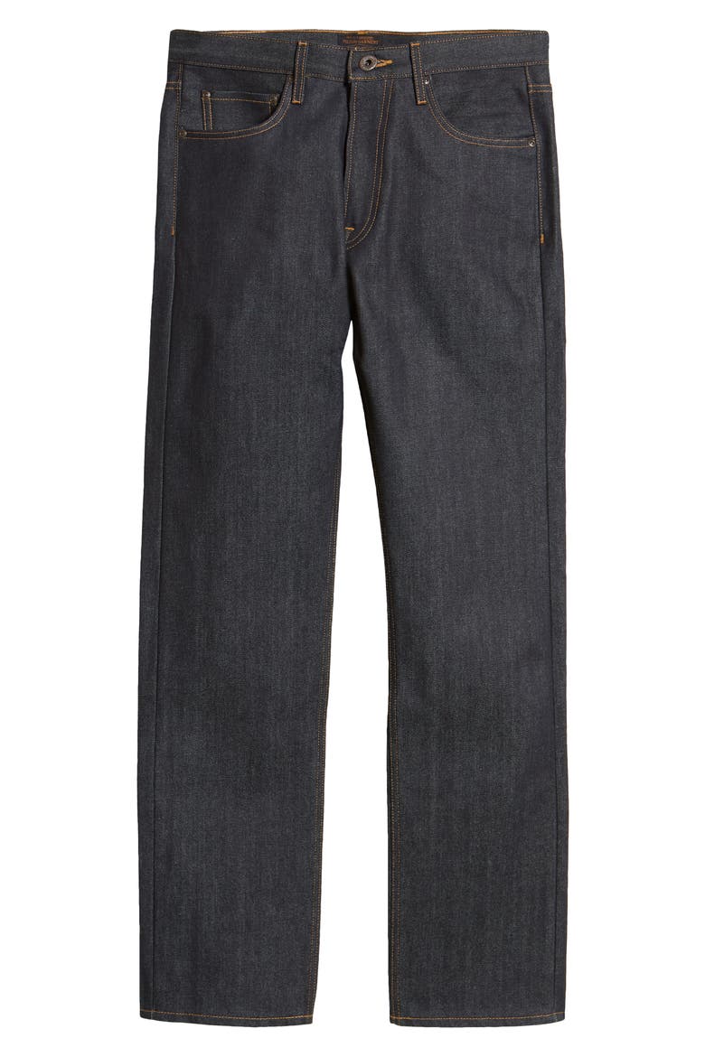 Rail Splitter Straight Leg Jeans, Alternate, color, RAW INDIGO