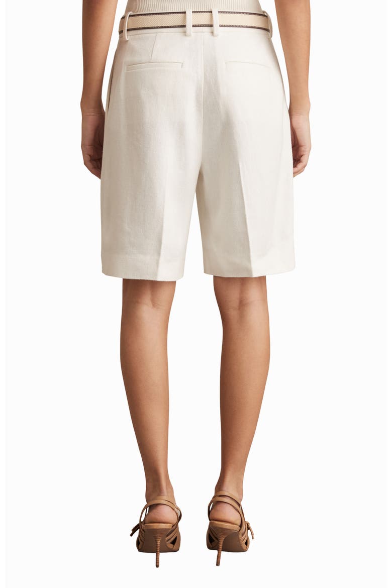 Devon Bermuda Shorts, Alternate, color, WHITE