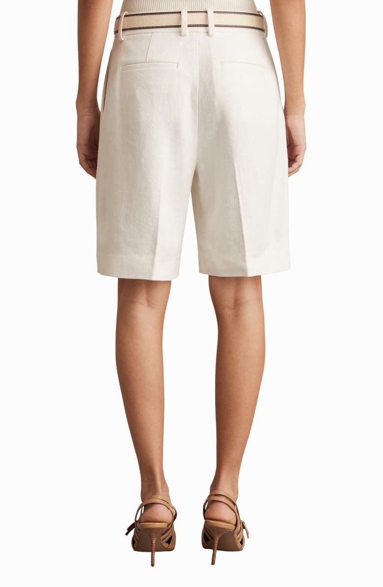 Reiss Devon Bermuda Shorts, Alternate, color, White
