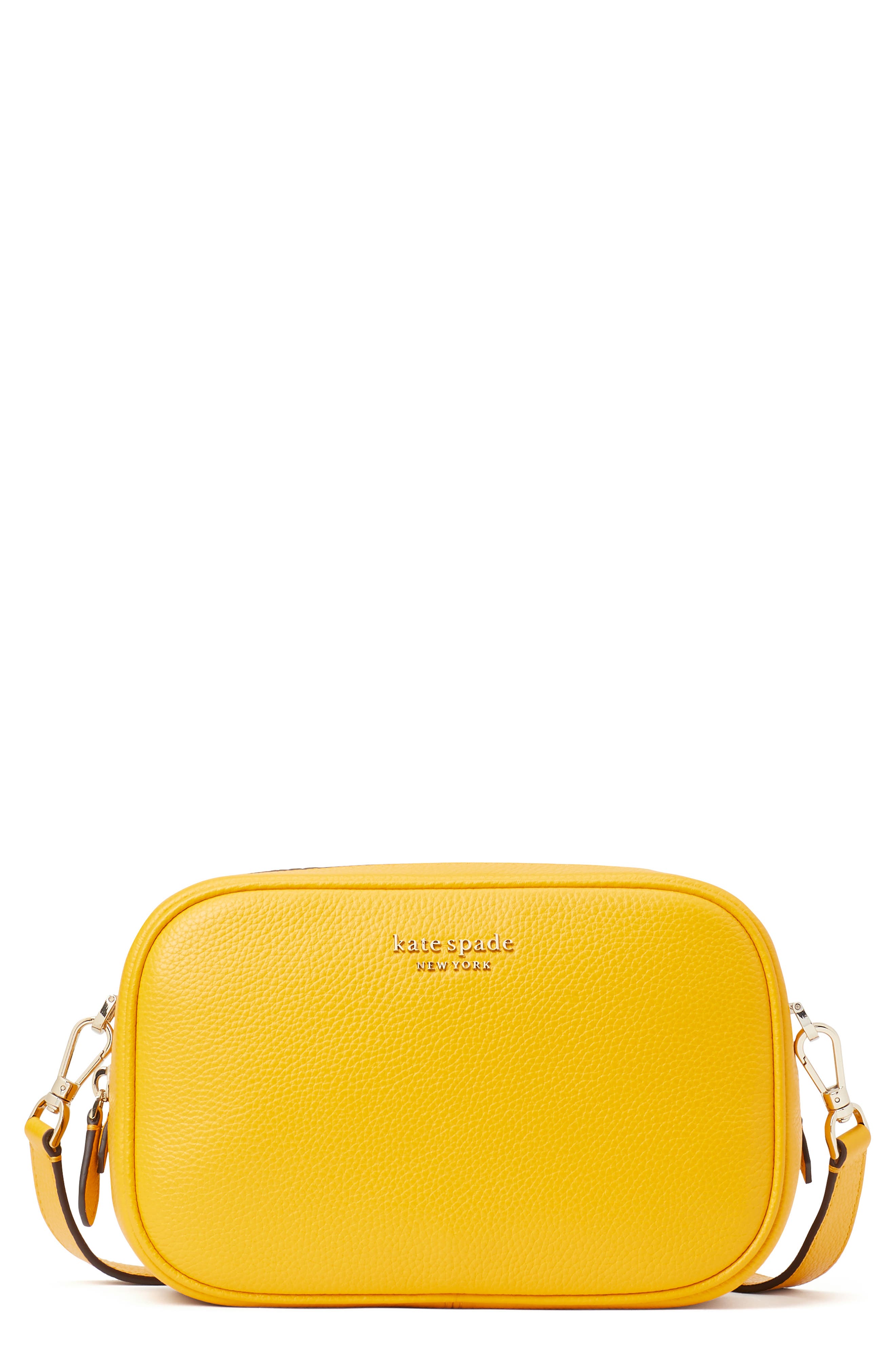 astrid medium pebbled leather camera bag, Main, color, LOQUAT