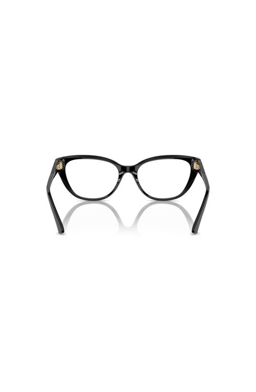 Jimmy Choo 52mm Cat Eye Optical Glasses In Black