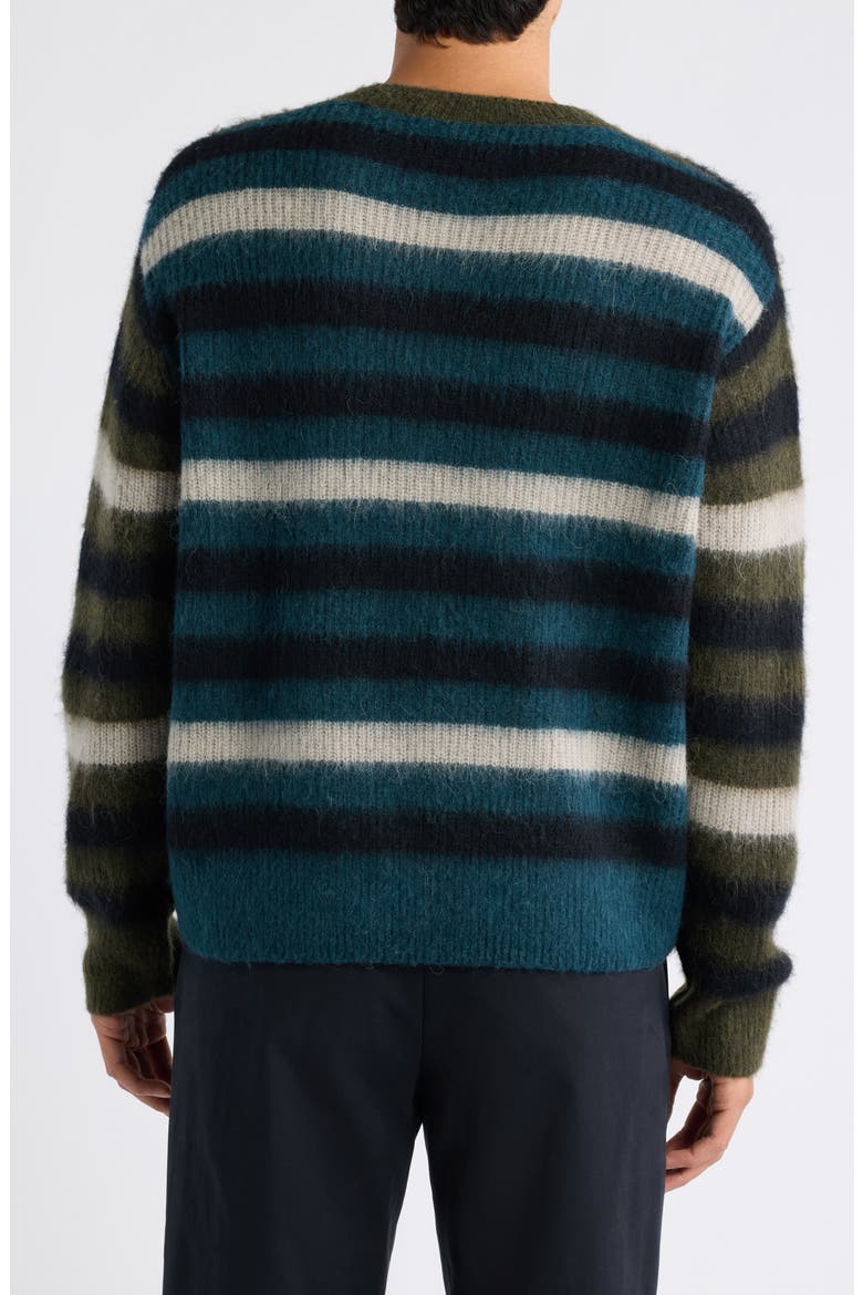 Sammie Merino Wool & Alpaca Blend Sweater, Alternate, color, WILD GREEN