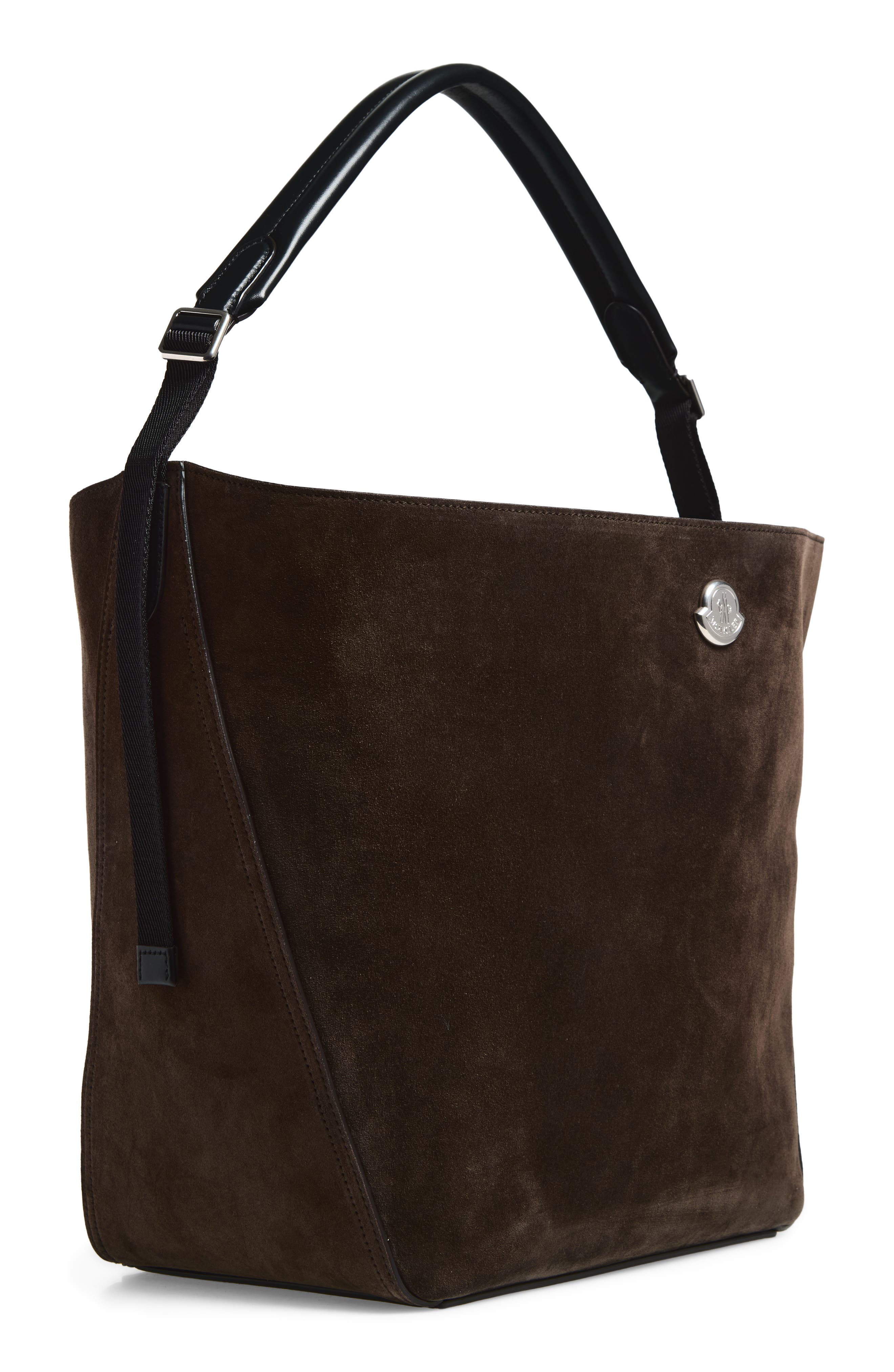 Carlo Leather Hobo Bag, Alternate, color, BROWN