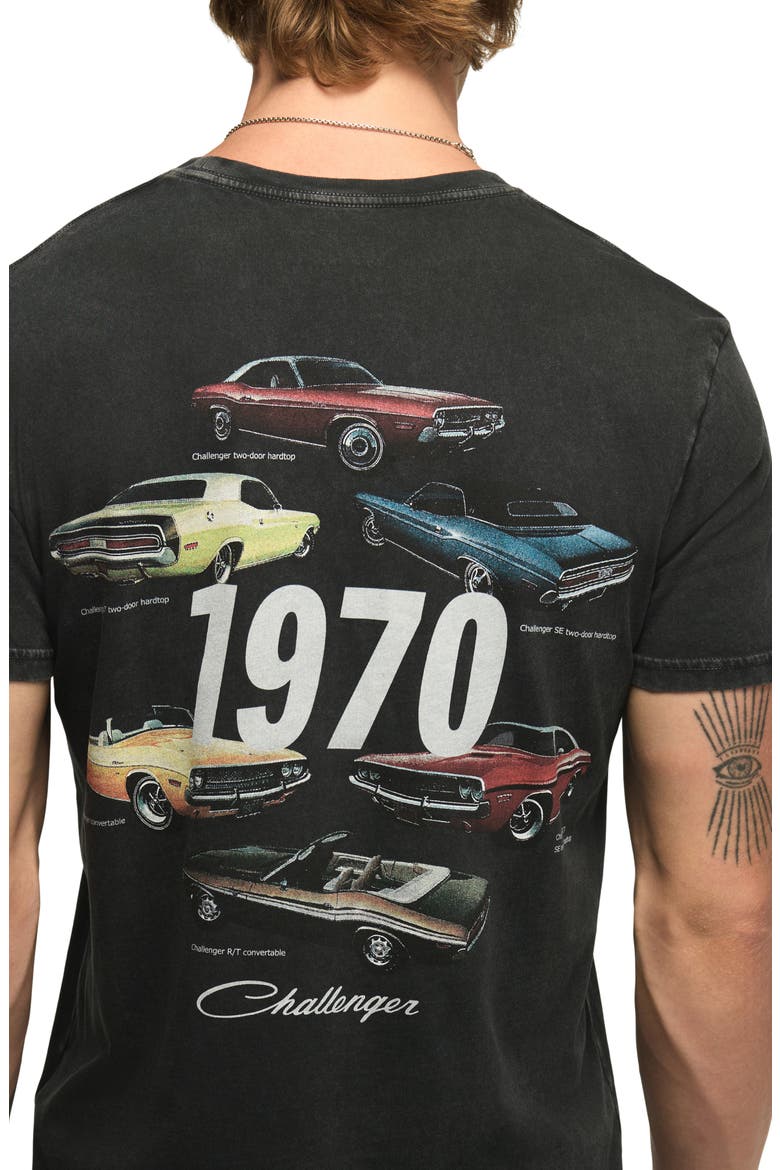 Dodge Challenger Graphic T-Shirt, Alternate, color, JET BLACK