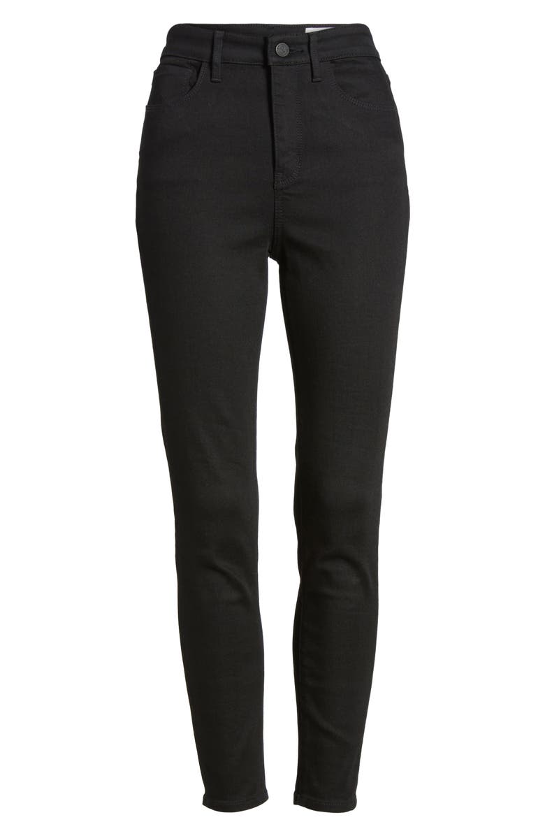 Treasure & Bond Charity High Waist Crop Skinny Jeans, Alternate, color, 