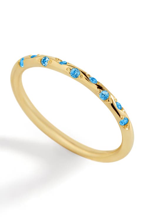 Mint & Lily Dainty Constellation Birthstone Ring