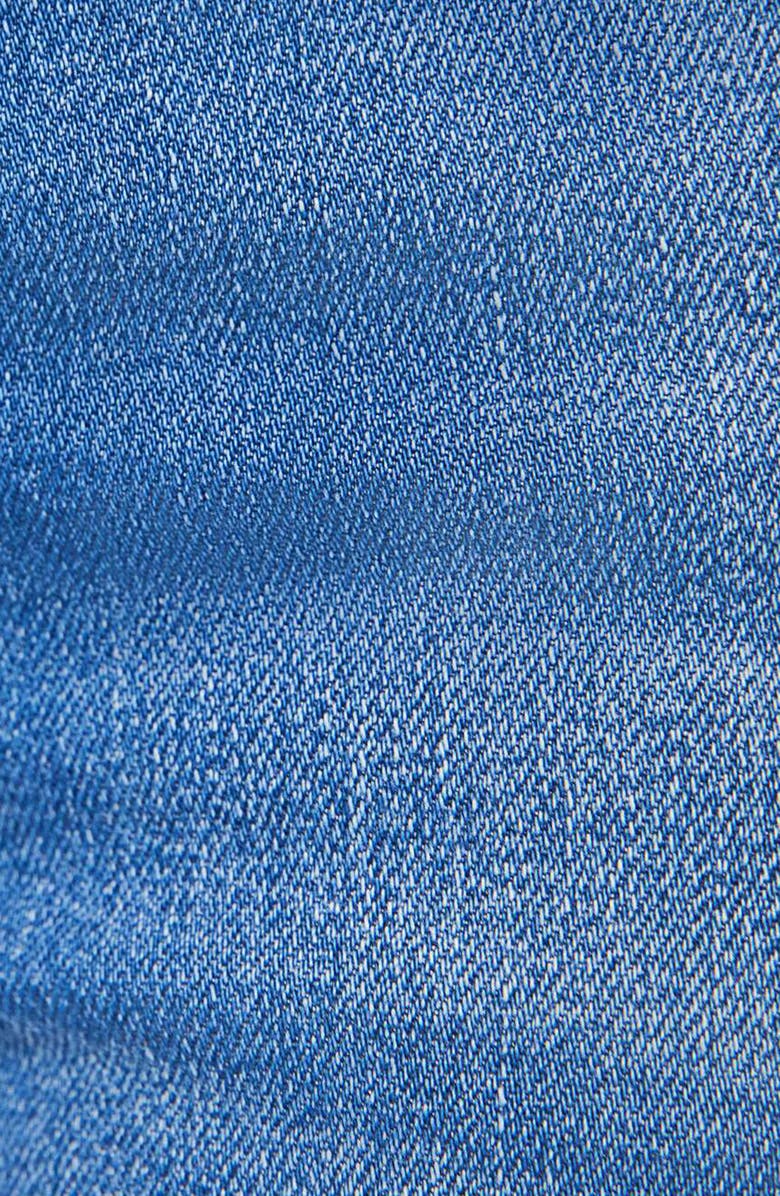 MOTHER Lil' Roller Frayed Wide Leg Jeans, Alternate, color, Work Hard Play Hard