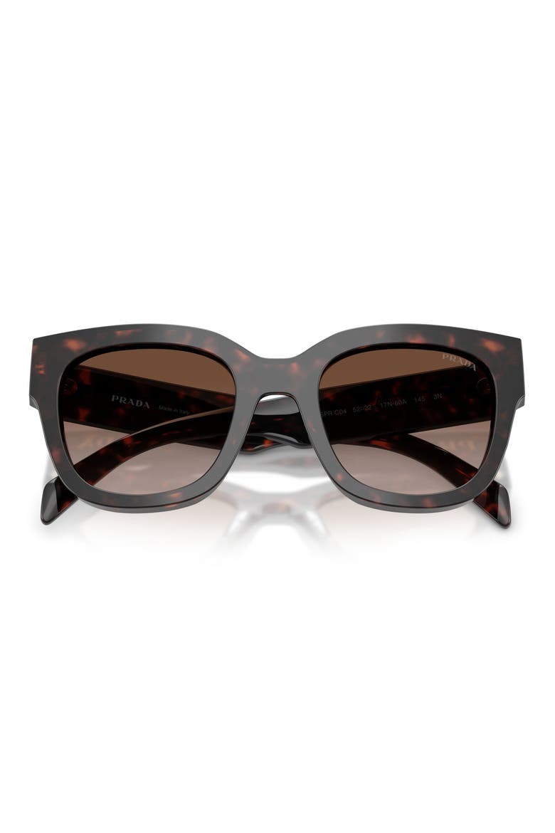 52mm Square Sunglasses, Alternate, color, ROOT TORTOISE / BROWN GRADIENT