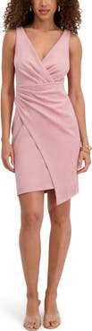Siena Faux Wrap Sleeveless Minidress