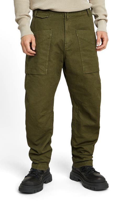 G-star Relaxed Tapered Fatigue Pants In Shadow Olive Gd