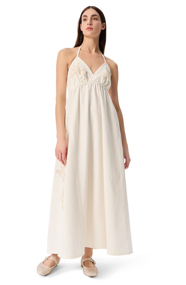 Robert Rodriguez Neakita Halter Dress, Alternate, color, Snow White