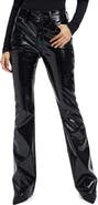 Good American Good Classic Faux Leather Bootcut Pants