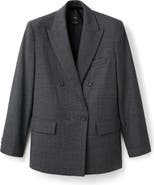 MANGO Double Breasted Blazer