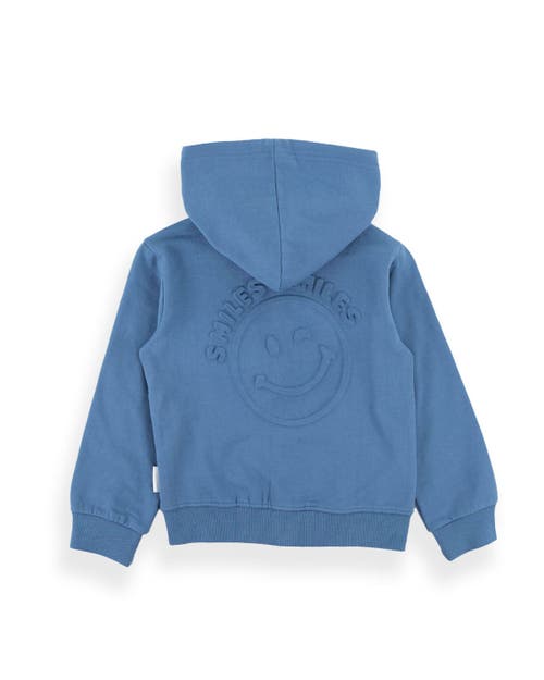 Sovereign Code Louis Zip-up Hoodie In Blue