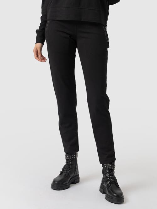 Saint + Sofia Finsbury Zip Pant In Black