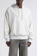 Golden Goose Gender Inclusive Relaxed Fit Distressed Cotton Fleece Hoodie