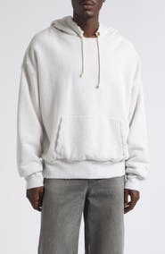 Golden Goose Gender Inclusive Relaxed Fit Distressed Cotton Fleece Hoodie