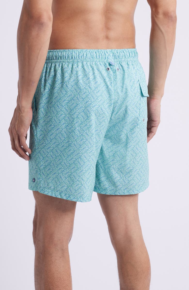 Peter Millar Ivy Swim Trunks, Alternate, color, Pear Tart