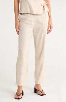 ICHI Cotton & Linen Pants